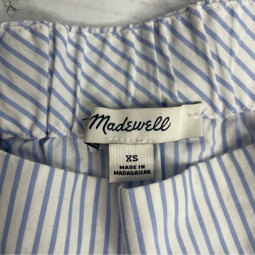 🌸MADEWELL* Off The Shoulder Stripe Blouse - Picture 4 of 7